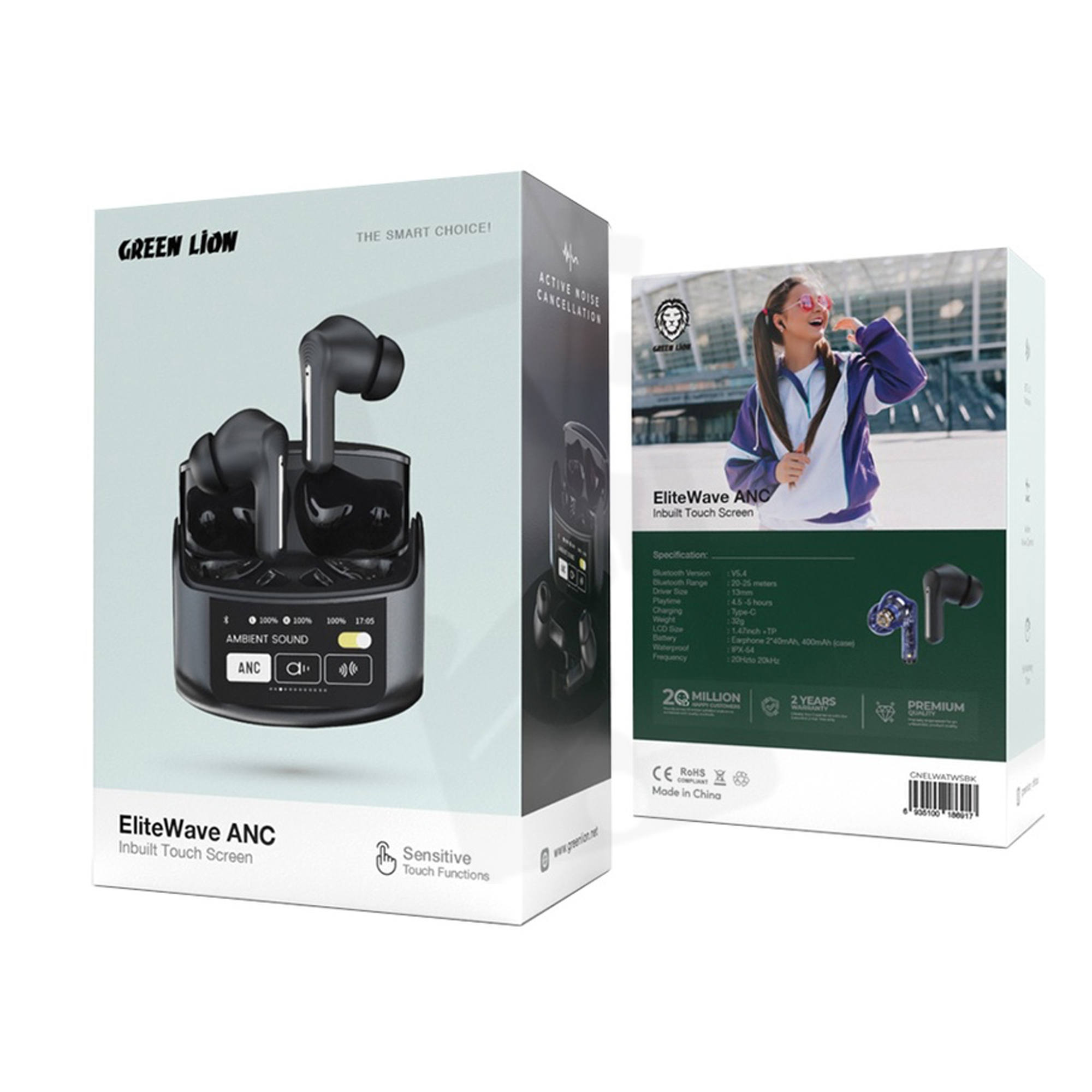 Green Lion EliteWave ANC inbuilt Touch Screen
