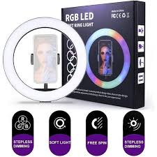 RGB Led Soft Ring Light MJ33