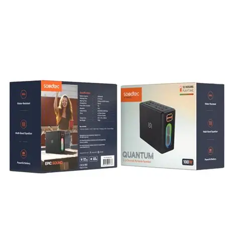 Porodo Soundtec Audiolink Multi-Platform Audio Mixer & Speaker