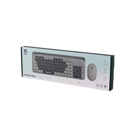 Green Lion Transparent Duo Wireless Keyboard & Mous