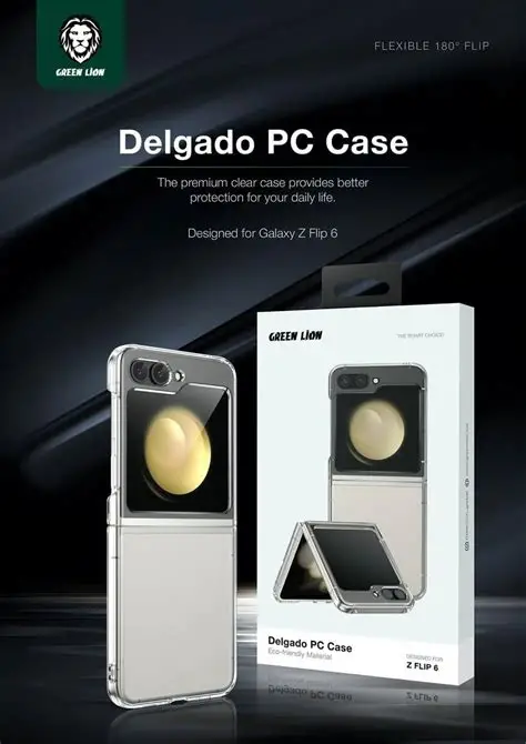 Green Lion Delgado PC Case Z Flip 6