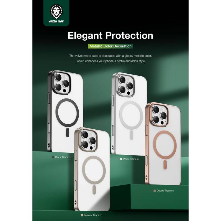 Green Lion Matte Magsafe 16 pro