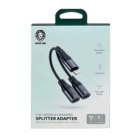 Green Lion 2 IN  1 Splitter Adapter