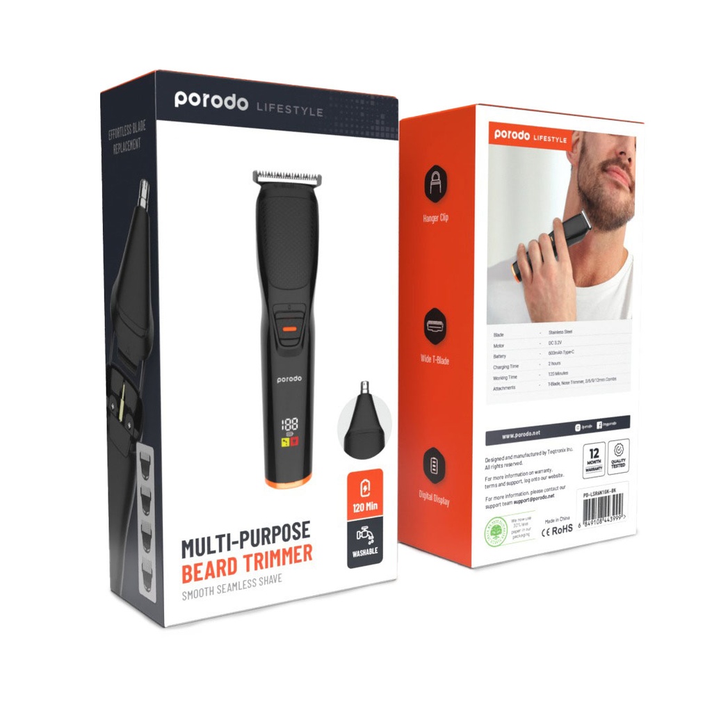 Porodo Multi-Purpose Beard Trimmer