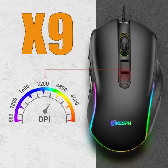 Mkespn 10 Key Macro Programming Game Mouse X9