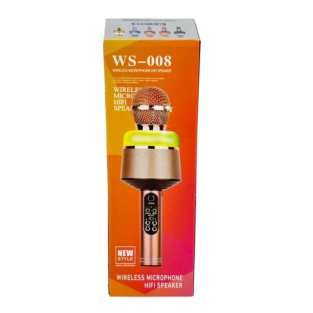 Wireless Microphone HIFI Speaker WS-008