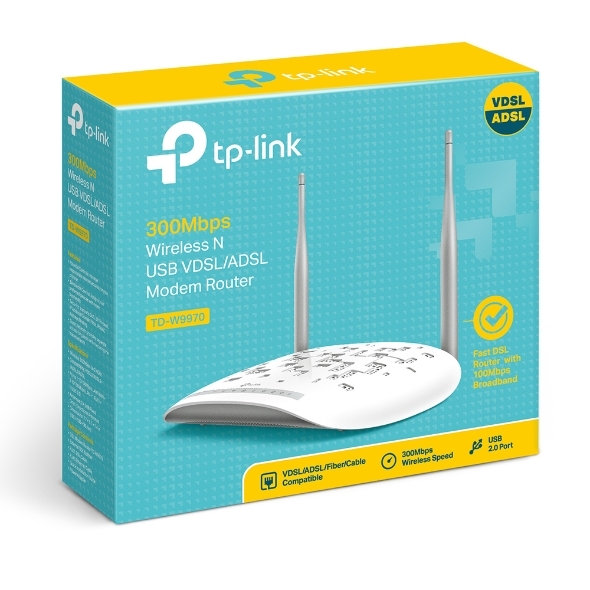 TP-LINE ADSL+ ROUTER MODEM TPLINK TD-W8961N