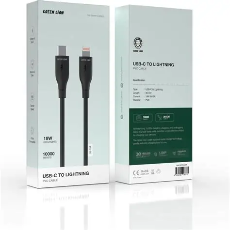 Green Lion Type-C to Lightning PVC Cable 30cm
