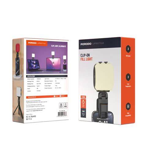 Porodo Lfs065 Clip-on Fill Light