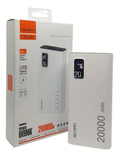 power bank sunpin 20k
