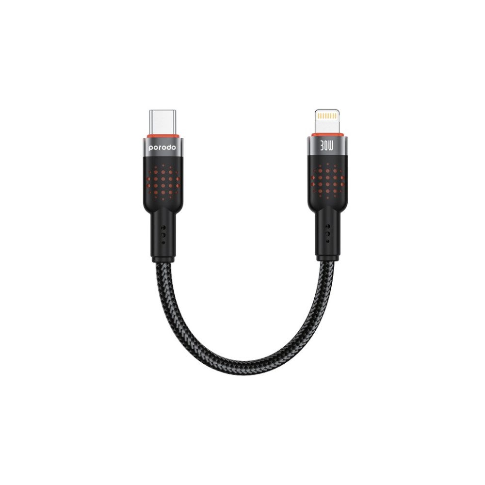 Porodo Cbl015 Barided Cable Type-C to Lightning