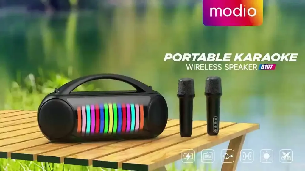 Modio Portable Karaoke Wireless Speaker D107