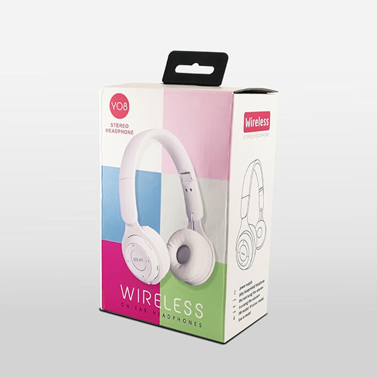 YO8 Wireless on Ear Headphone