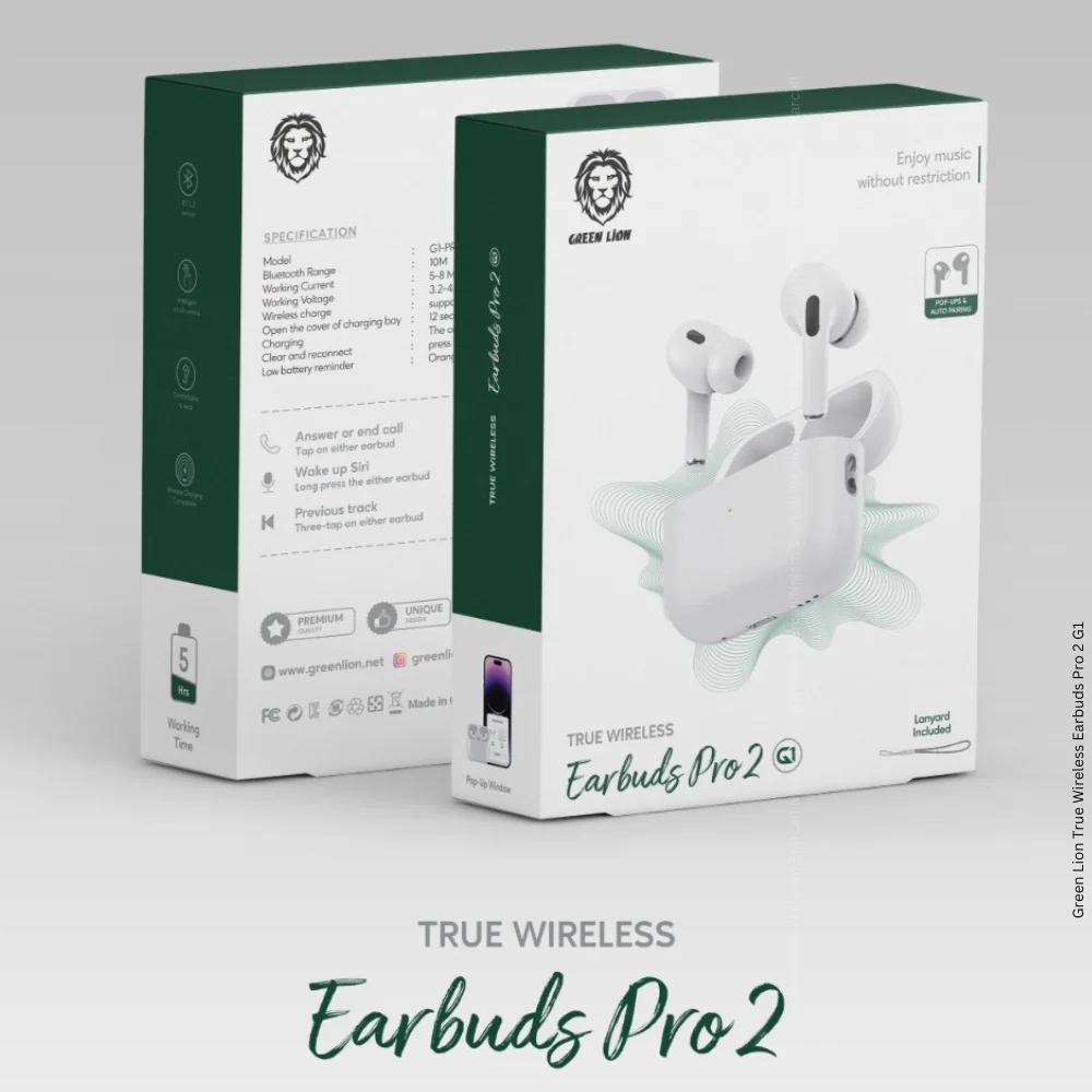 Green Lion True Wireless Earbuds Pro 2