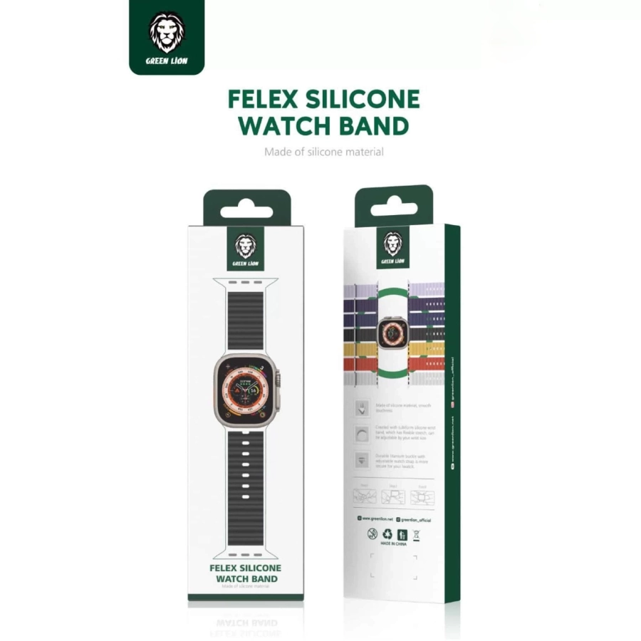 Green Lion Felex Silicone Watch Band