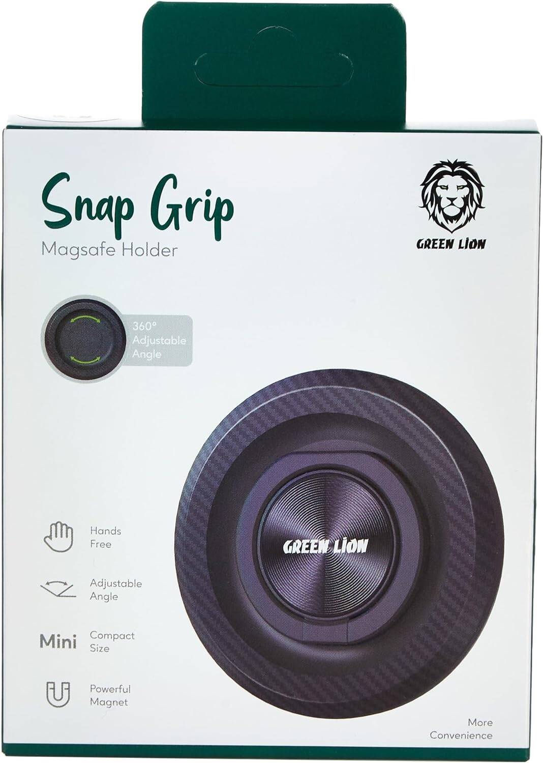 Green Lion Snap Grip Magsafe Holder