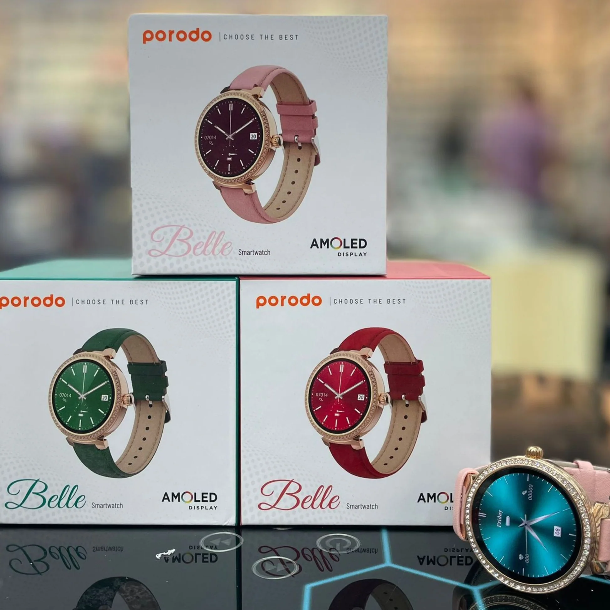 Porodo Watch 8 with Strap Rose Gold