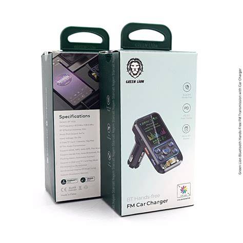 Green Lion BT Hands-free FM Car Charger 2