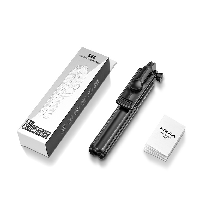 S03 Selfie Stick Integrated Tripod