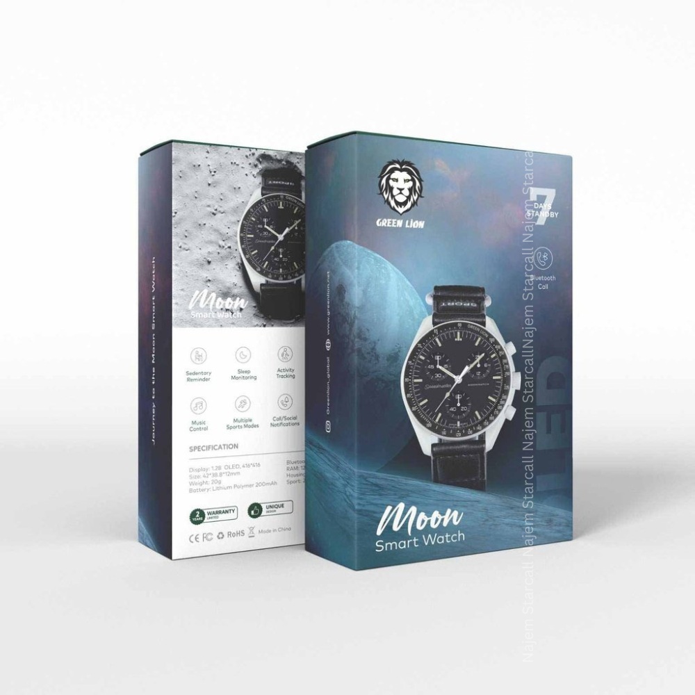 Green Lion Moon Smart Watch