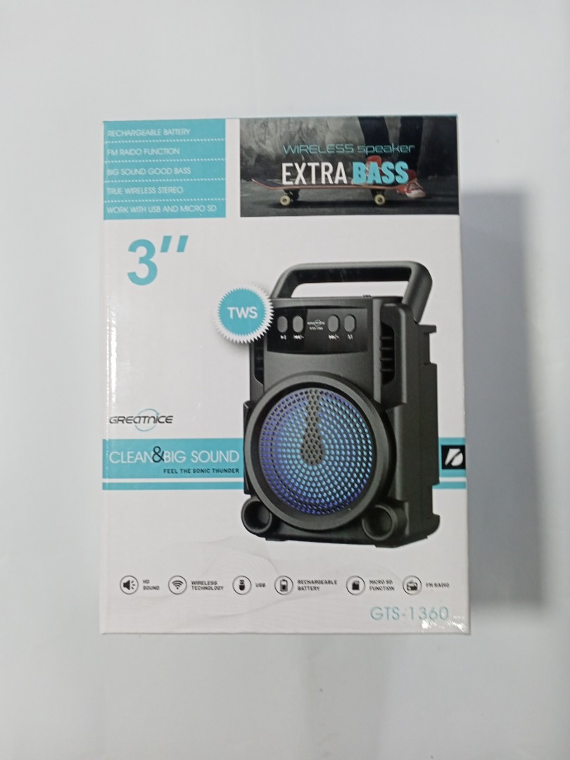 Wireless Speaker SGS-1360 / 1362 /1363 CNEW