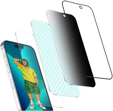 Green Lion 3D Silicone Plus Edge IPhone 15 Screen Protector