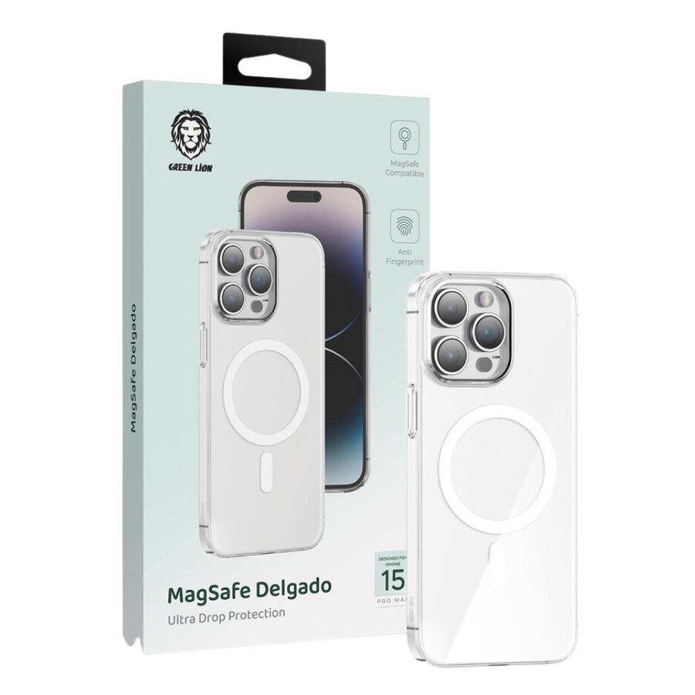Green Lion MagSafe Delgado Cover IPhone 15 Pro
