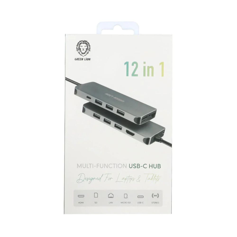 Green Lion 12 in 1 Multi-Function USB-C Hub