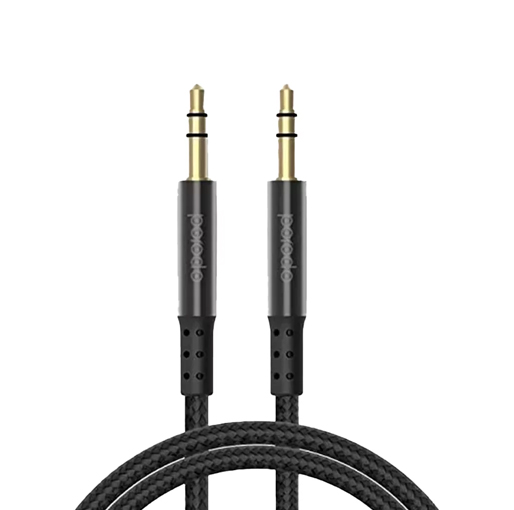 Porodo Audio Cable Braided Metallic Aux to Aux 1.2M