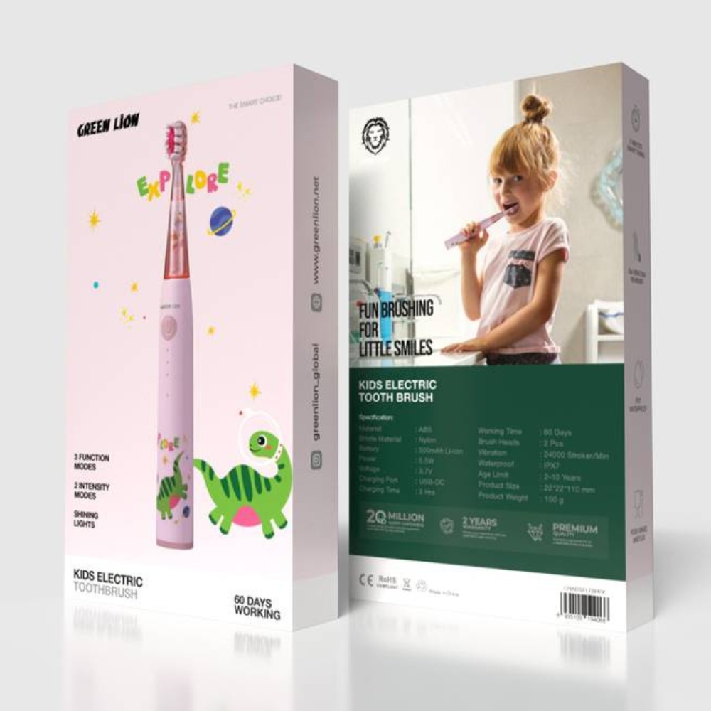 Green Lion Kids Brush Smart Toothbrush