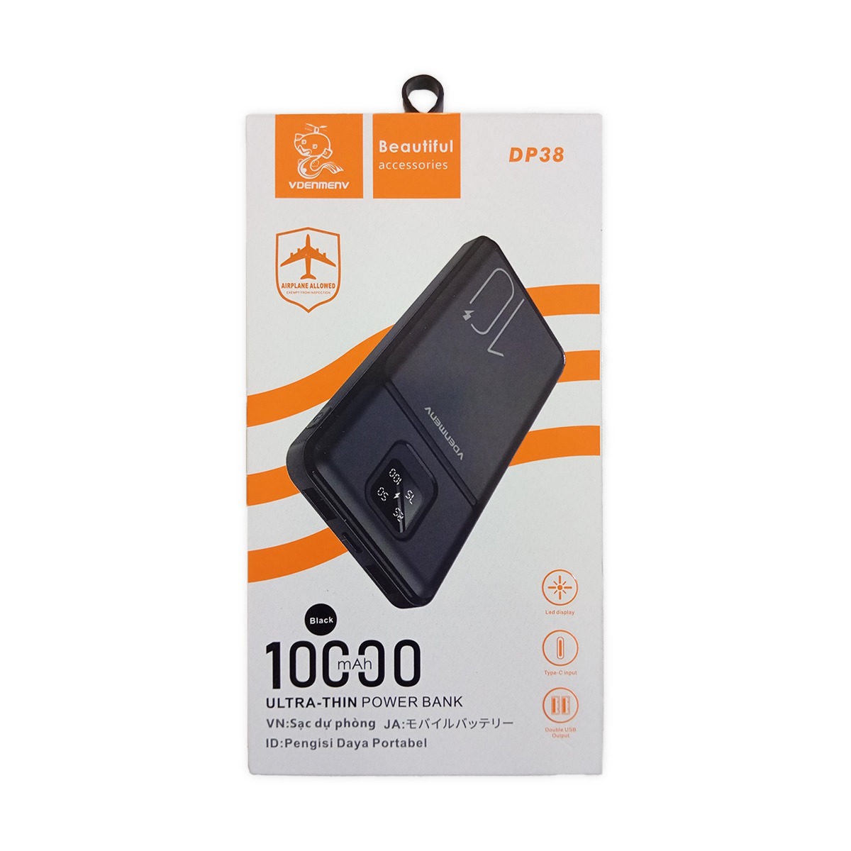 VDENMENV DP38 Power Bank 10000mAh