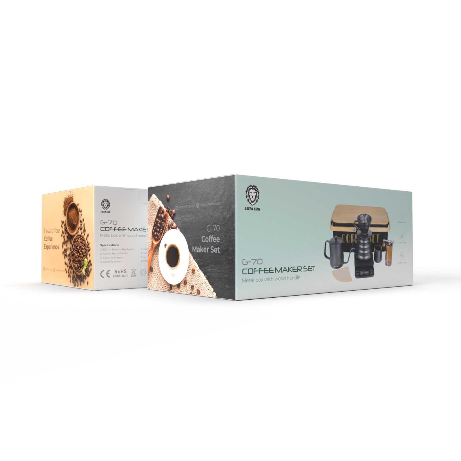 Green Lion G-70 Coffee Maker Set 600mL