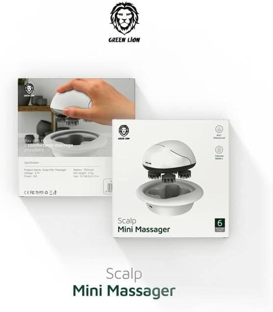 Green Lion Scalp Mini Massager