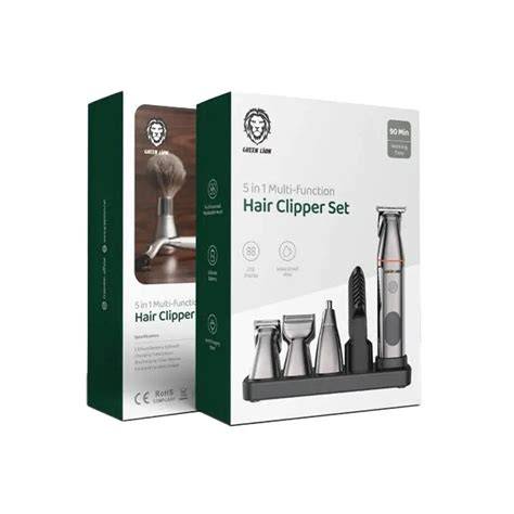 Green Lion 5 in 1 Multi-Function Hair Clipper Set