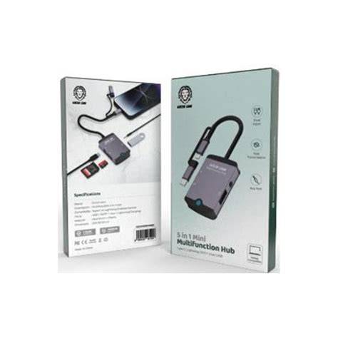 Green Lion 5 in 1 Mini Multifunction Hub