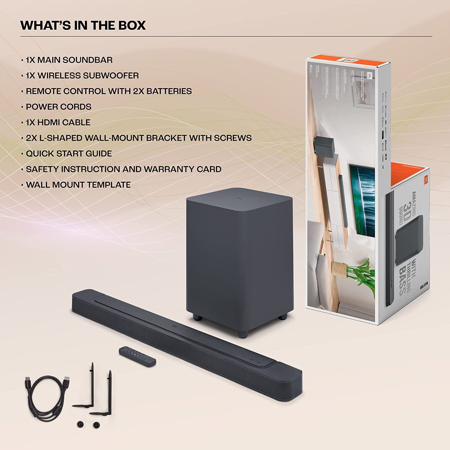 JBL BAR 2.1 Deep Bass MK2 Speaker