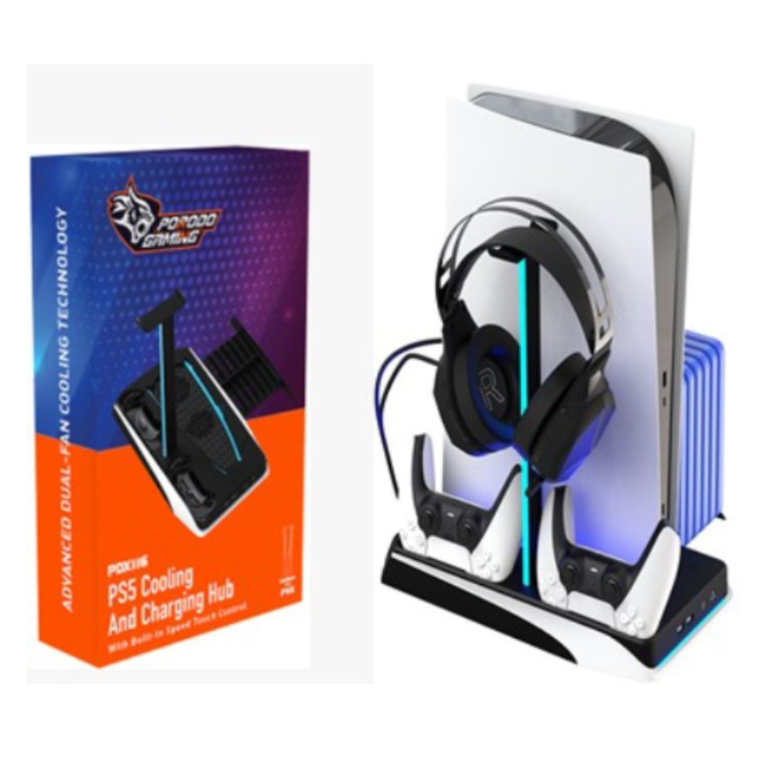 Porodo PS5 Cooling And Charging Hub PDX116