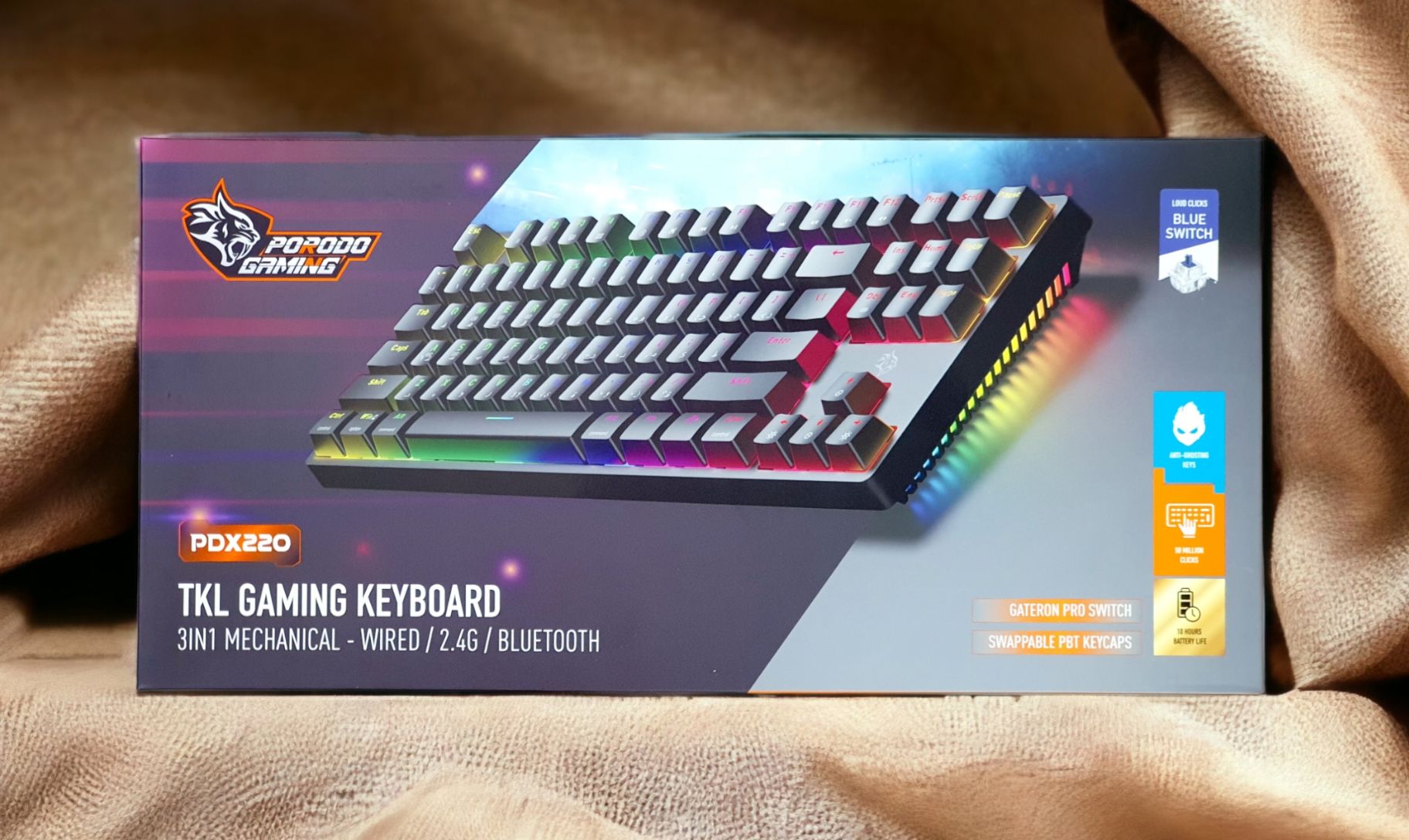 Porodo TKL Gaming Keyboard PDX220