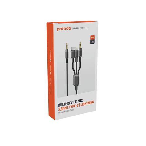 Porodo 3.5mm AUX Audio Cable