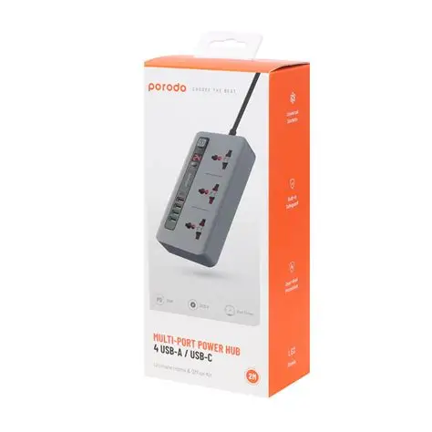 Porodo 4-Port USB-A Hub