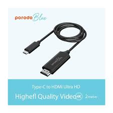 Porodo Type-C to HDMI Ultra HD Cable