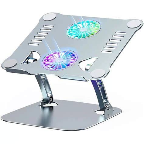 STAND FOR LAPTOP METAL + RGB FAN X 2