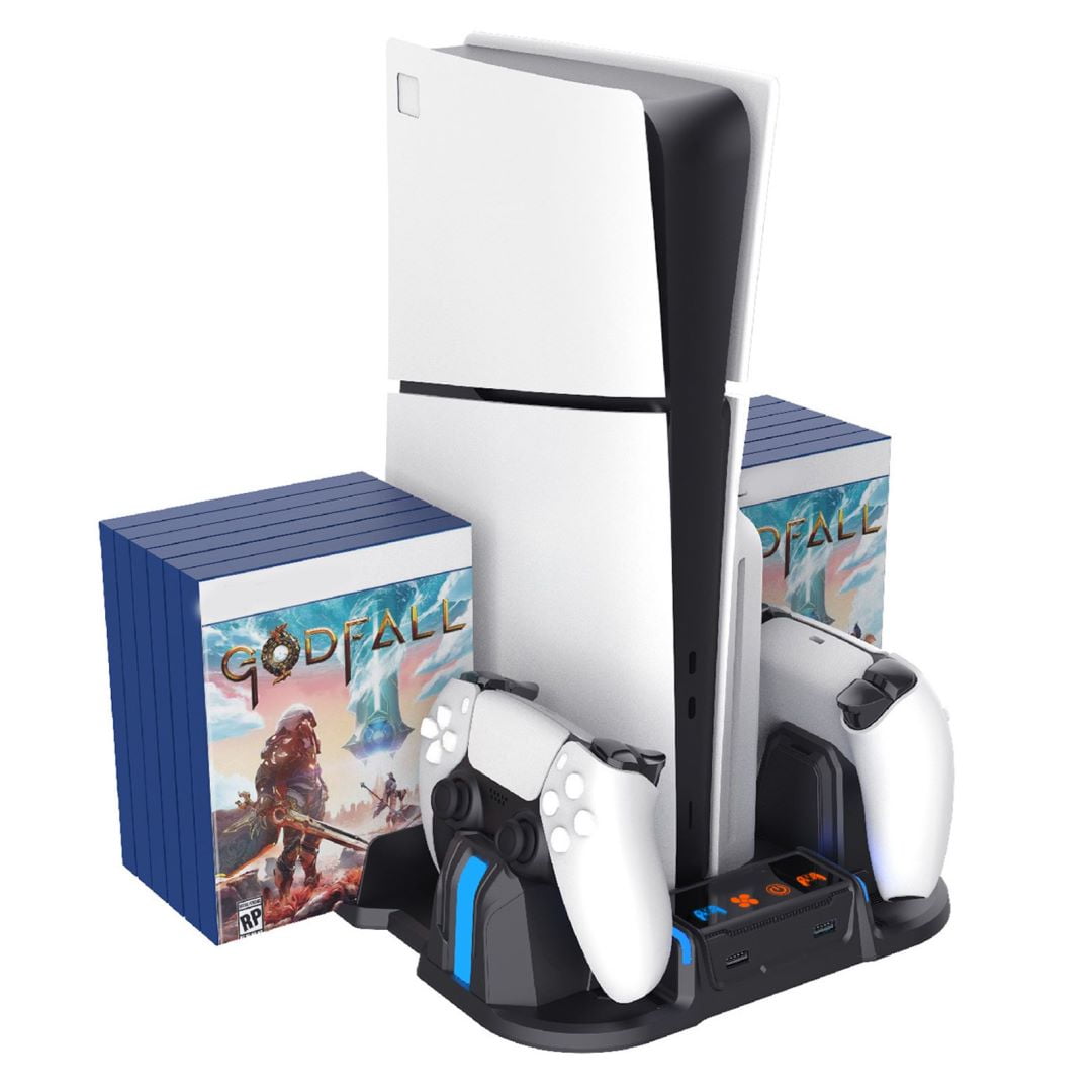 PGtech Multifunctionl Cooling stand PS5 Slim DISC Edition