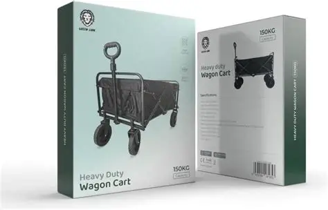 Green Lion Folding Wagon Cart