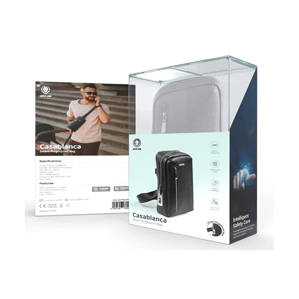Green Lion Casablanca Smart Fingerprint Bag