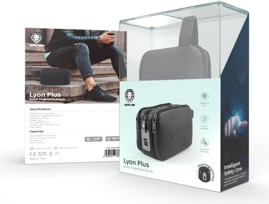 Green Lion Lyon Plus Smart Fingerprint Pouch