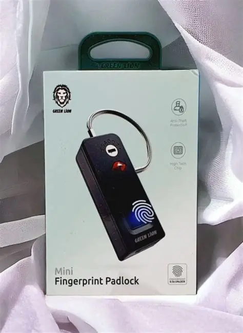 Green Lion Mini Fingerprint Padlock