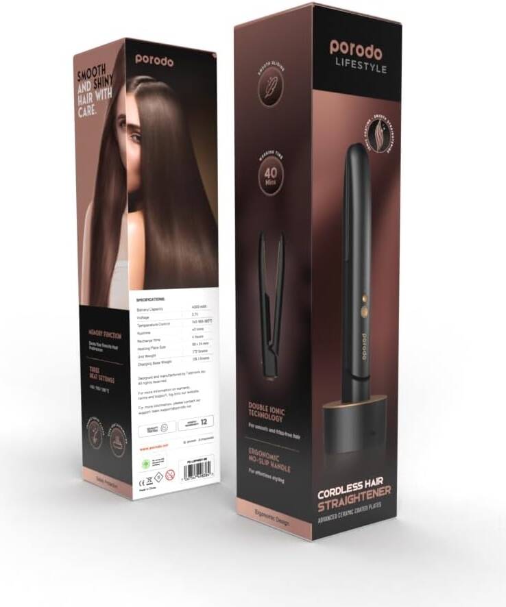 Porodo Cordless Hair Straightener