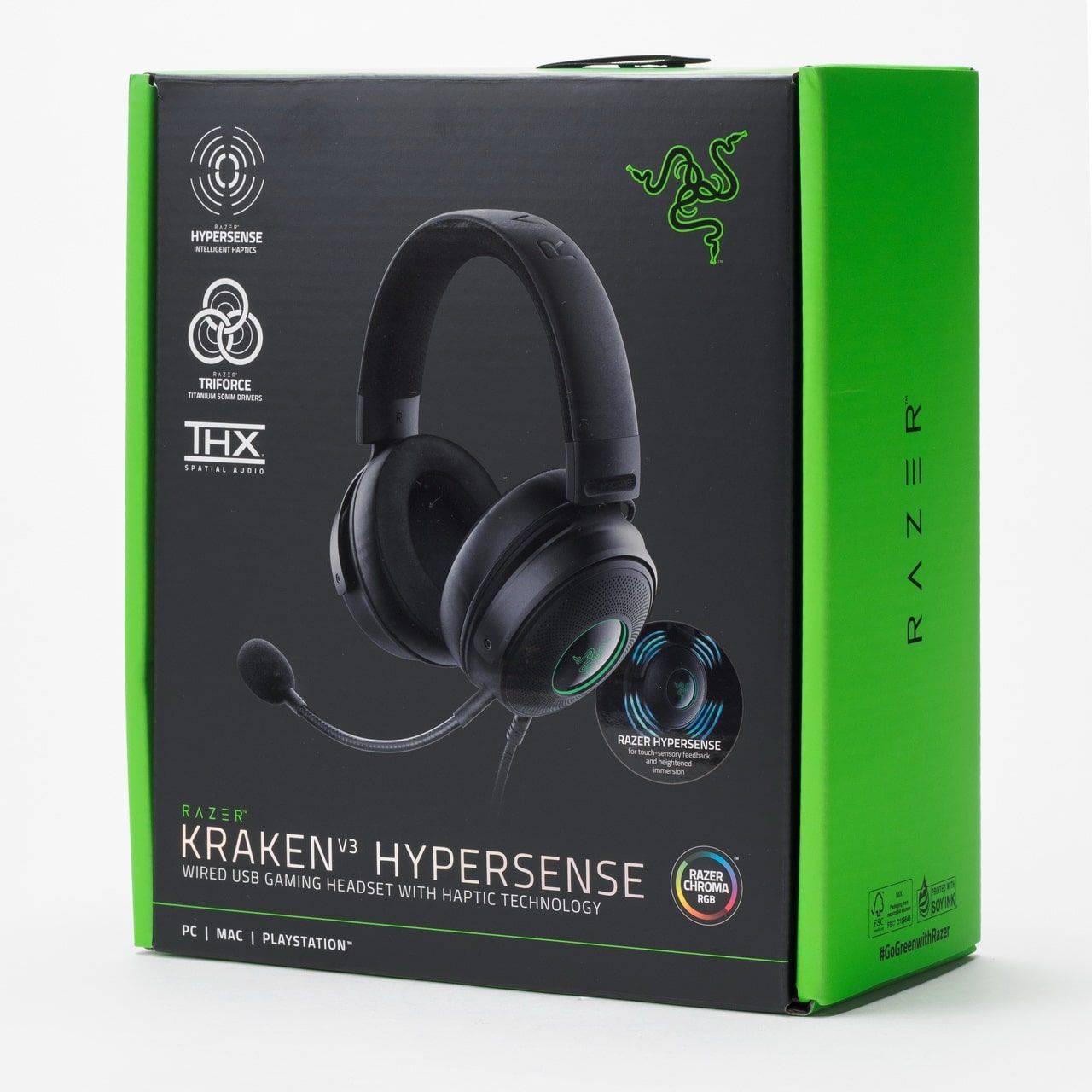 Razer Kraken V3 Hypersense Wired USB Gaming Headset