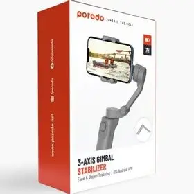 Porodo 3-AXIS Gimbal Stabilizer Silver 7H